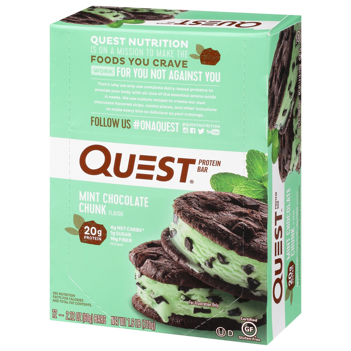 slide 2 of 10, Quest Protein Bar, 12 ct