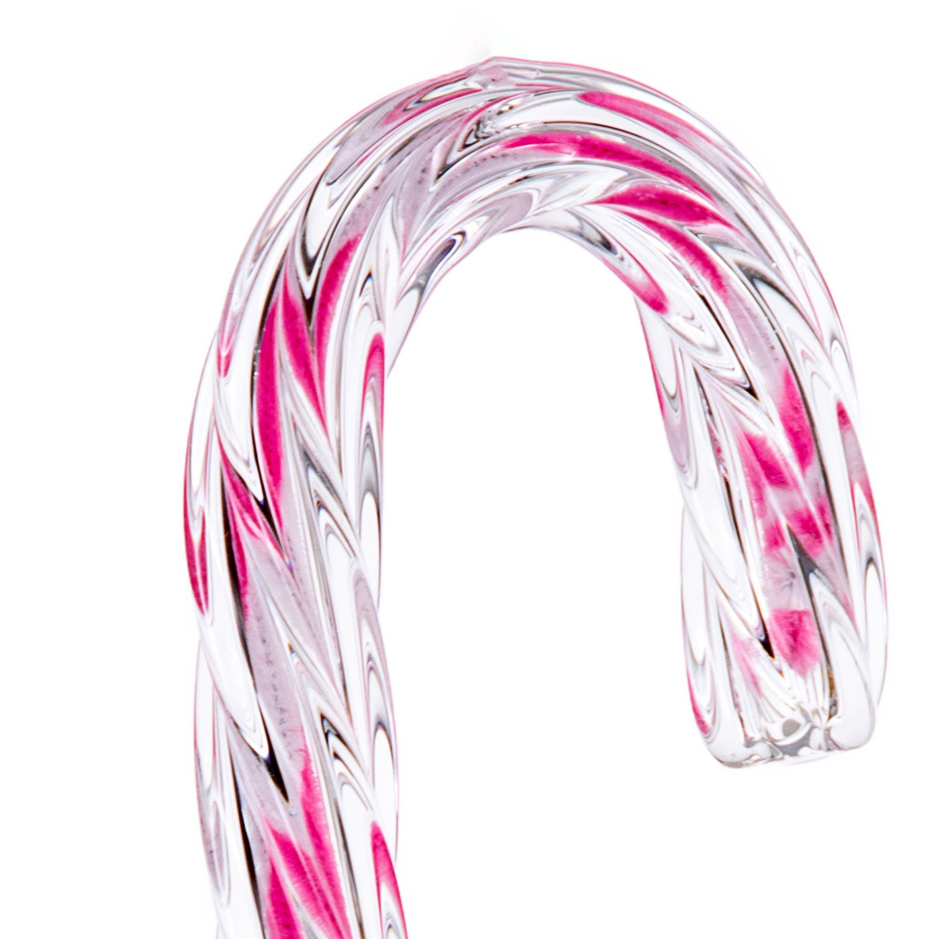 slide 2 of 2, 8" Candy Cane Glass Ornament By Ashland, 8 in