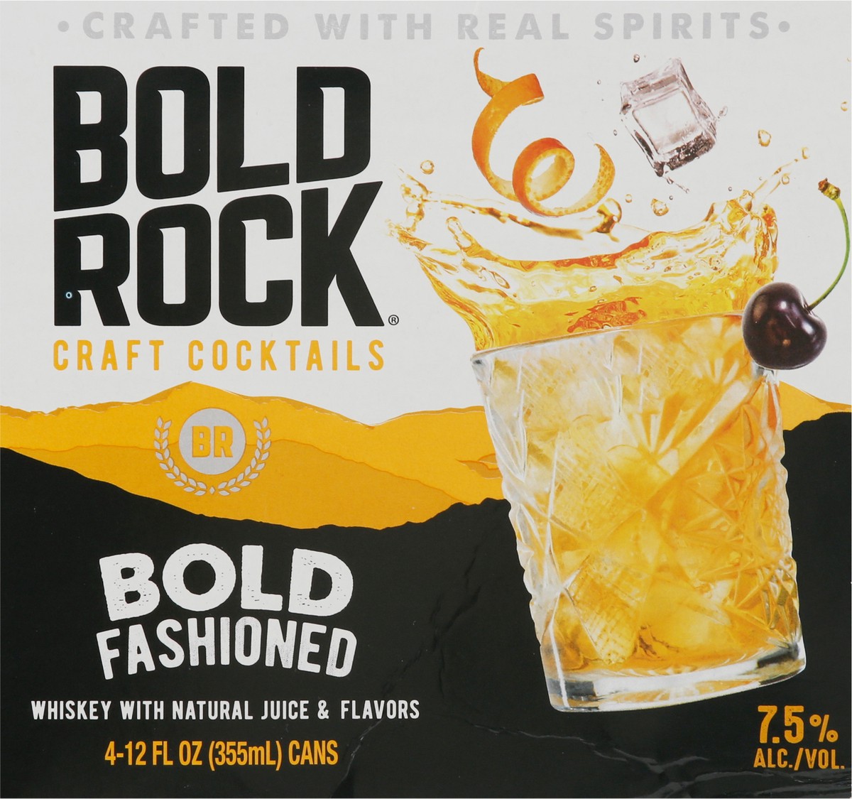 slide 9 of 9, Bold Rock Hard Cider Bold Rock Bold Fashioned Craft Cocktails 4 - 12 fl oz Cans, 4 ct