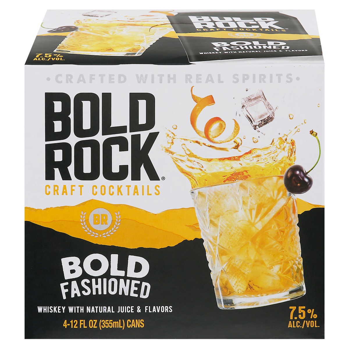 slide 4 of 9, Bold Rock Hard Cider Bold Rock Bold Fashioned Craft Cocktails 4 - 12 fl oz Cans, 4 ct