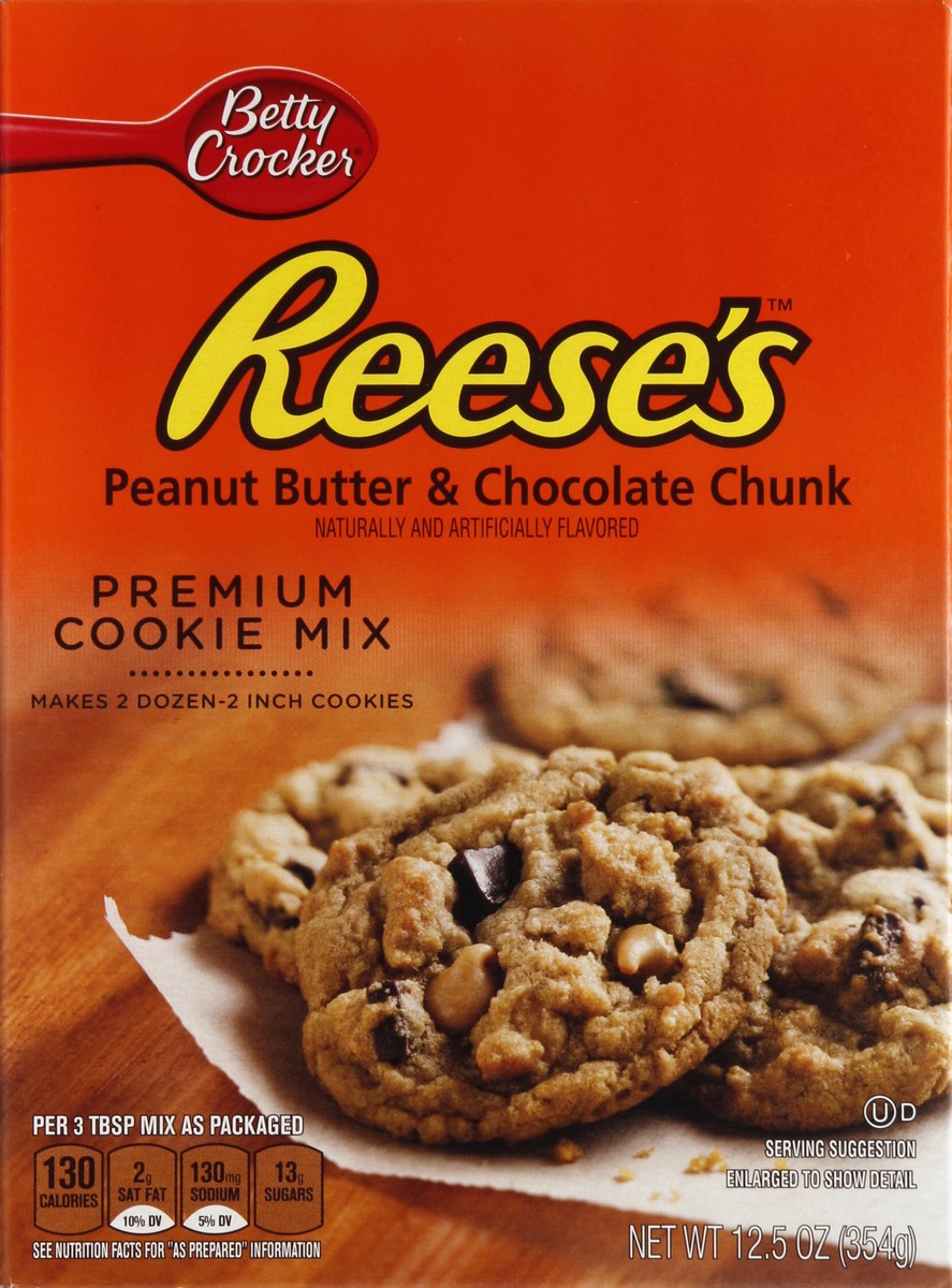 slide 4 of 4, Betty Crocker Reese's Peanut Butter & Chocolate Chunk Cookie Mix, 12.5 oz