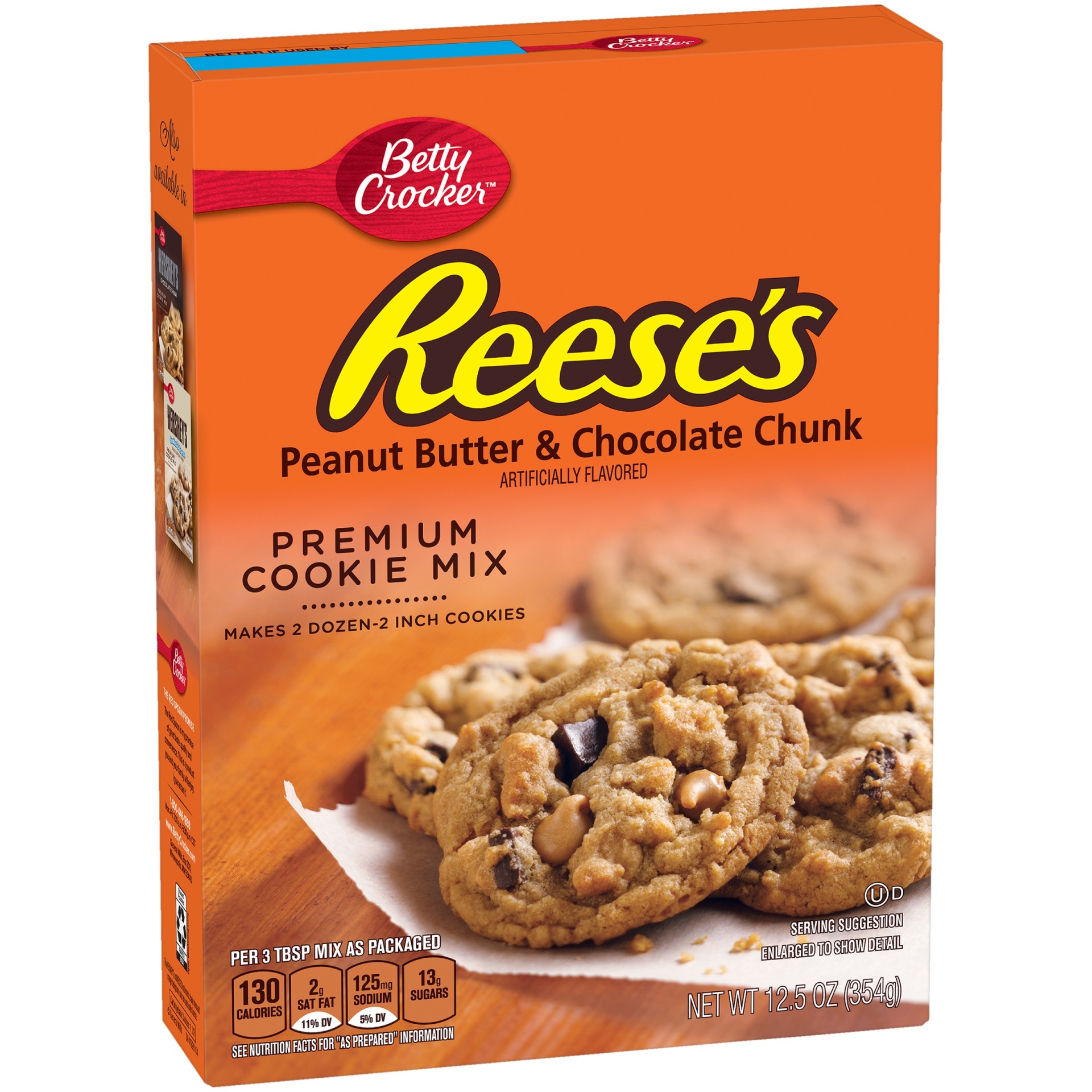 slide 1 of 4, Betty Crocker Reese's Peanut Butter & Chocolate Chunk Cookie Mix, 12.5 oz