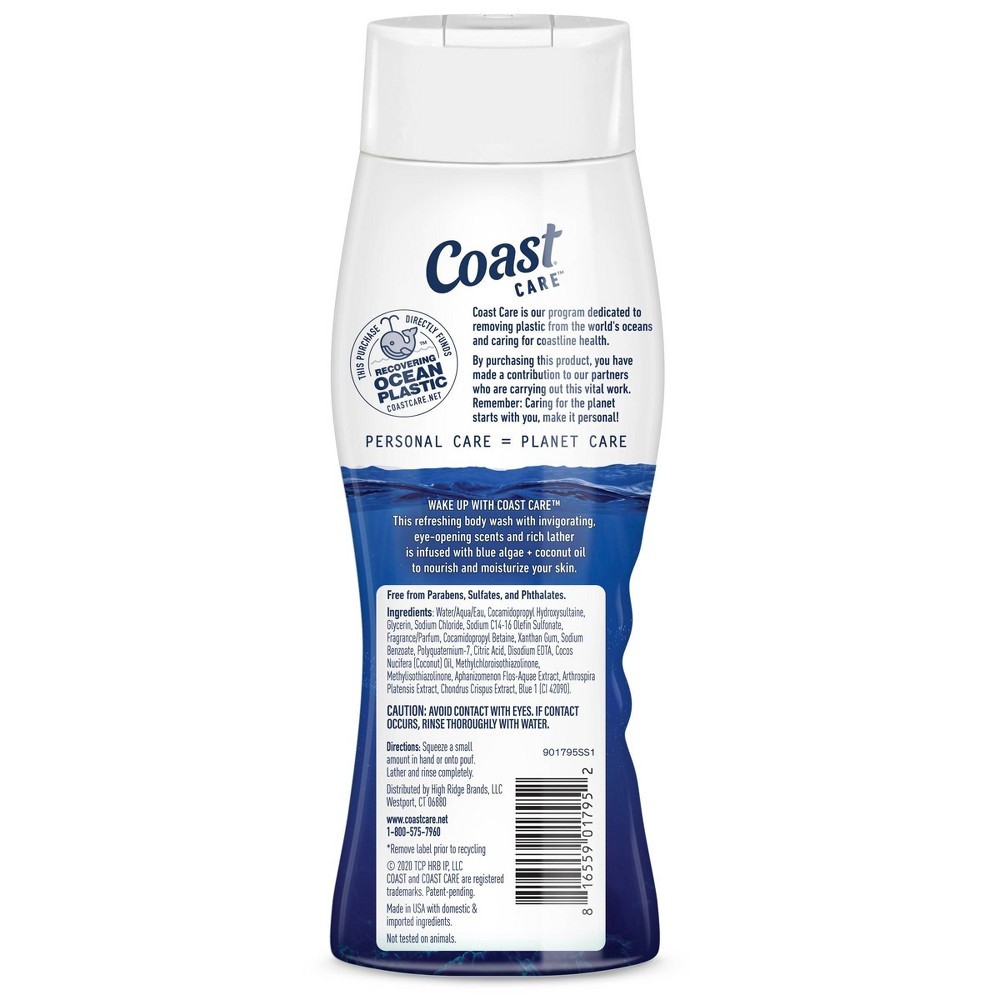 slide 2 of 4, Coast Care Body Wash Pacific Surf, 18 fl oz