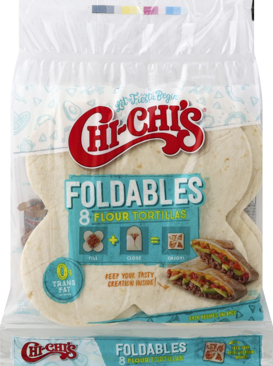 slide 2 of 8, CHI-CHI'S FOLDABLES Tortilla, 13.28 oz