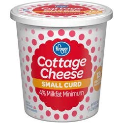 Kroger 4% Milkfat Small Curd Cottage Cheese