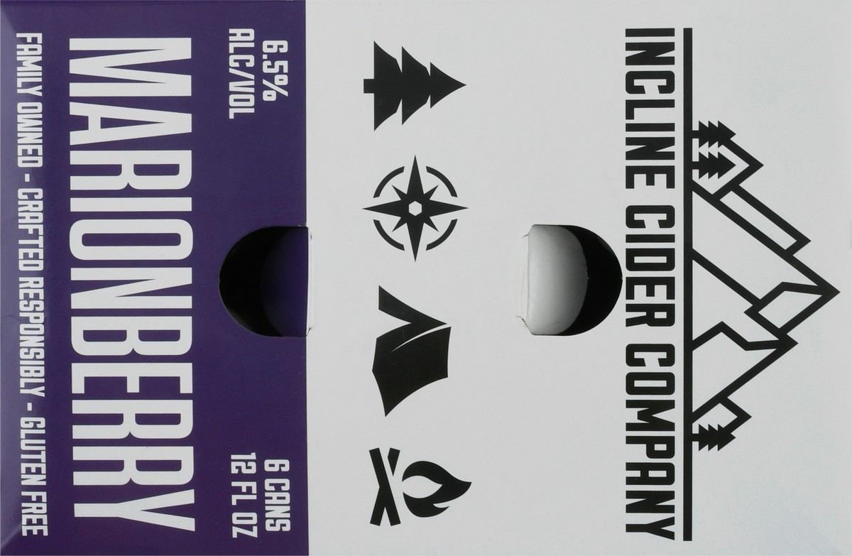 slide 7 of 9, Incline Cider Company Marionberry Beer 6 ea, 6 ct; 12 fl oz