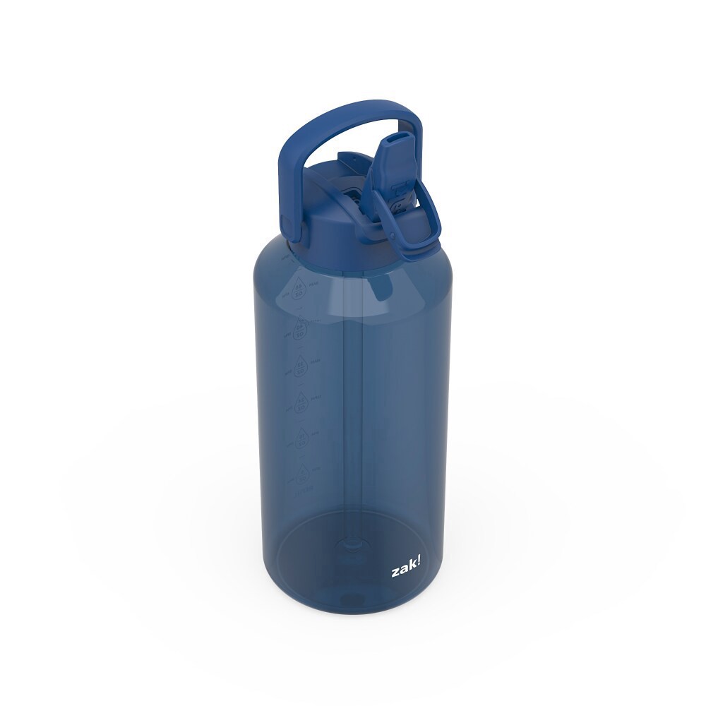 slide 2 of 3, Zak! Liberty Manual Straw Bottle - Indigo, 1 ct