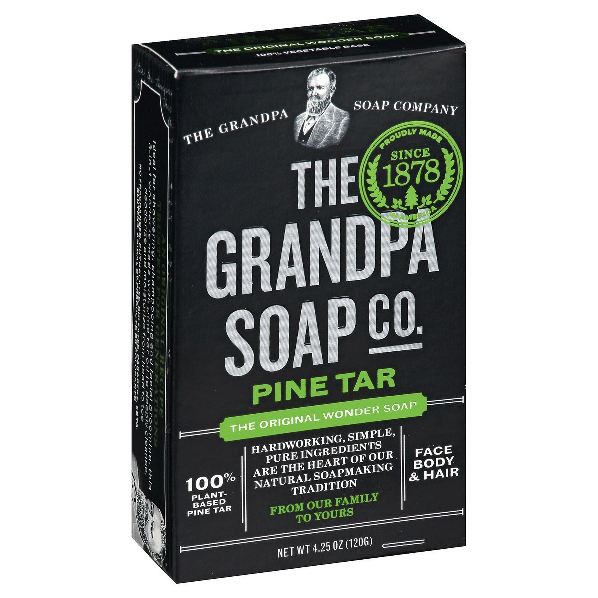 slide 9 of 13, The Grandpa Soap Co. The Grandpa Soap Company Pine Tar Soap 4.25 oz, 4.25 oz