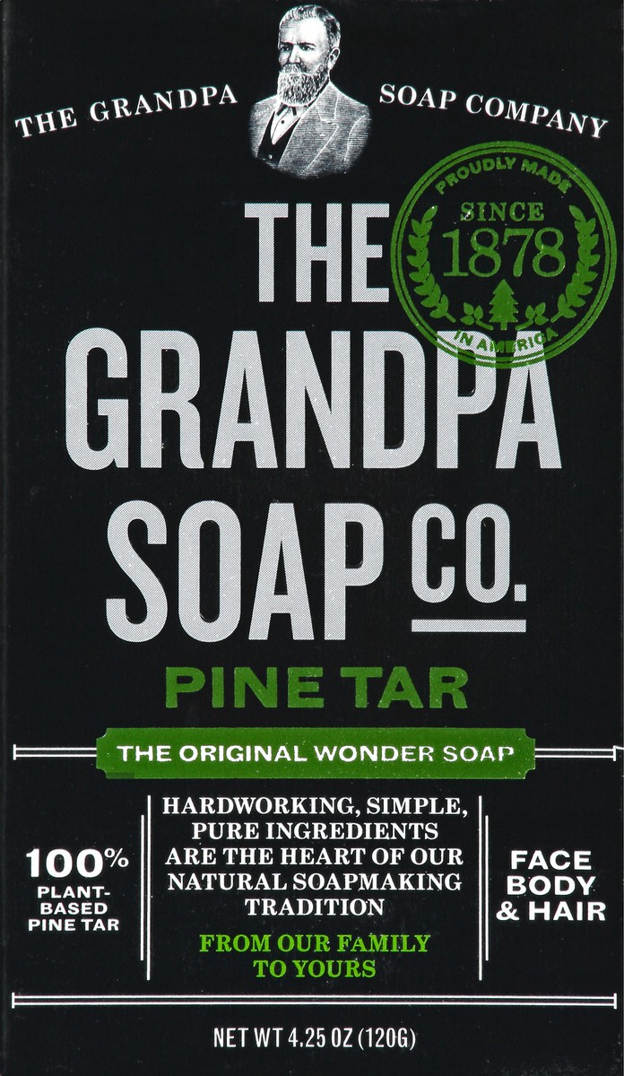 slide 13 of 13, The Grandpa Soap Co. The Grandpa Soap Company Pine Tar Soap 4.25 oz, 4.25 oz