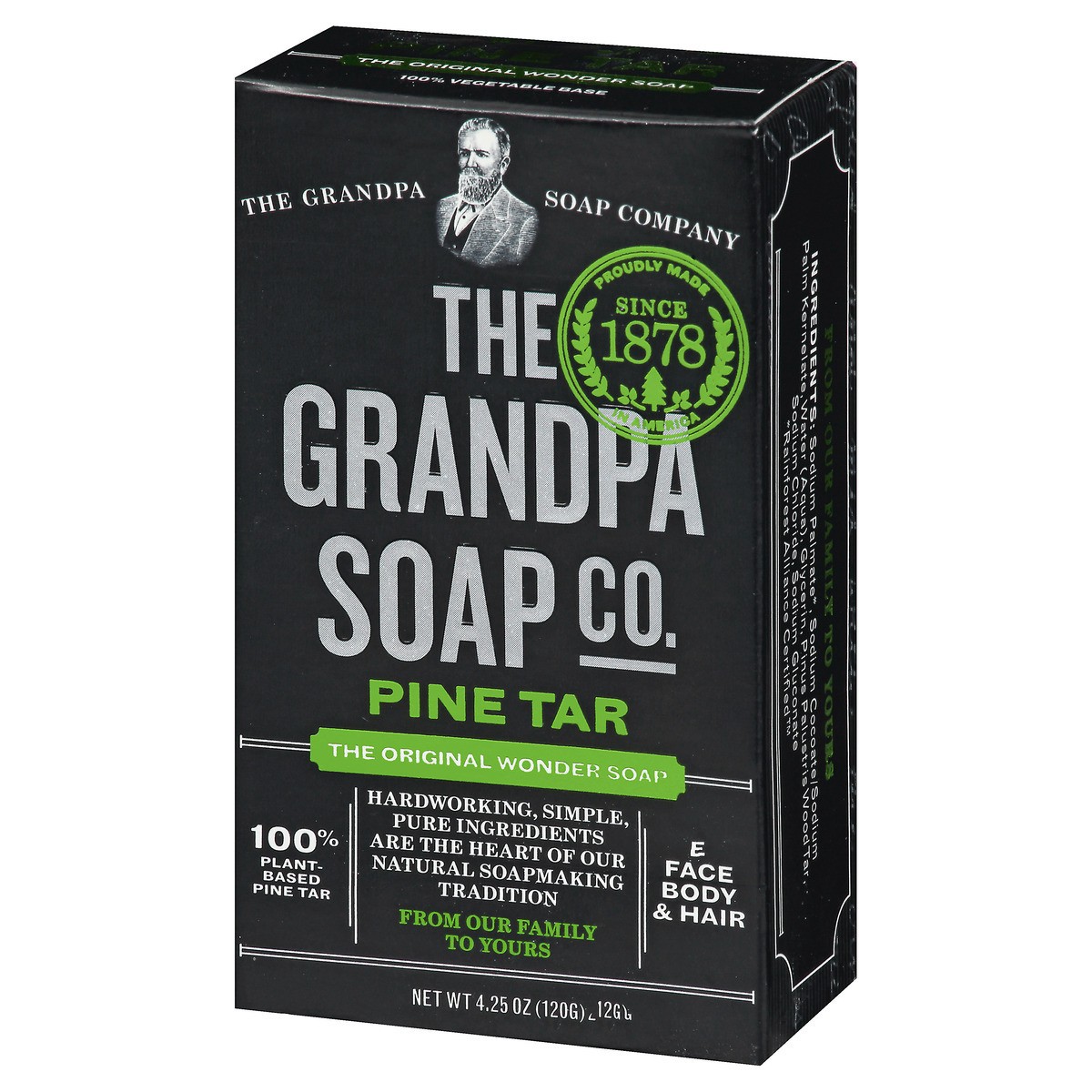 slide 2 of 13, The Grandpa Soap Co. The Grandpa Soap Company Pine Tar Soap 4.25 oz, 4.25 oz