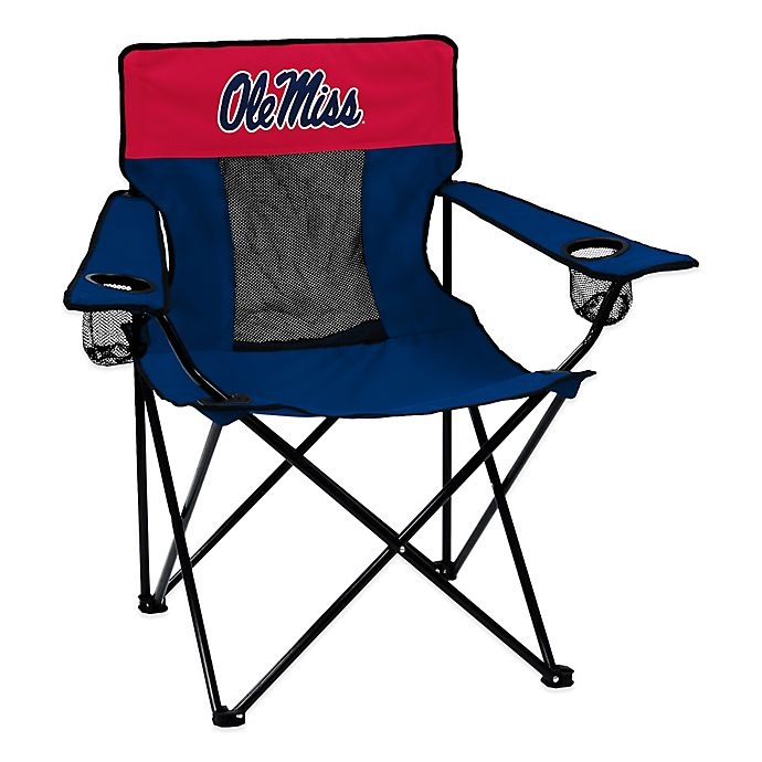 slide 1 of 1, NCAA University of Mississippi Elite Folding Chair, 1 ct