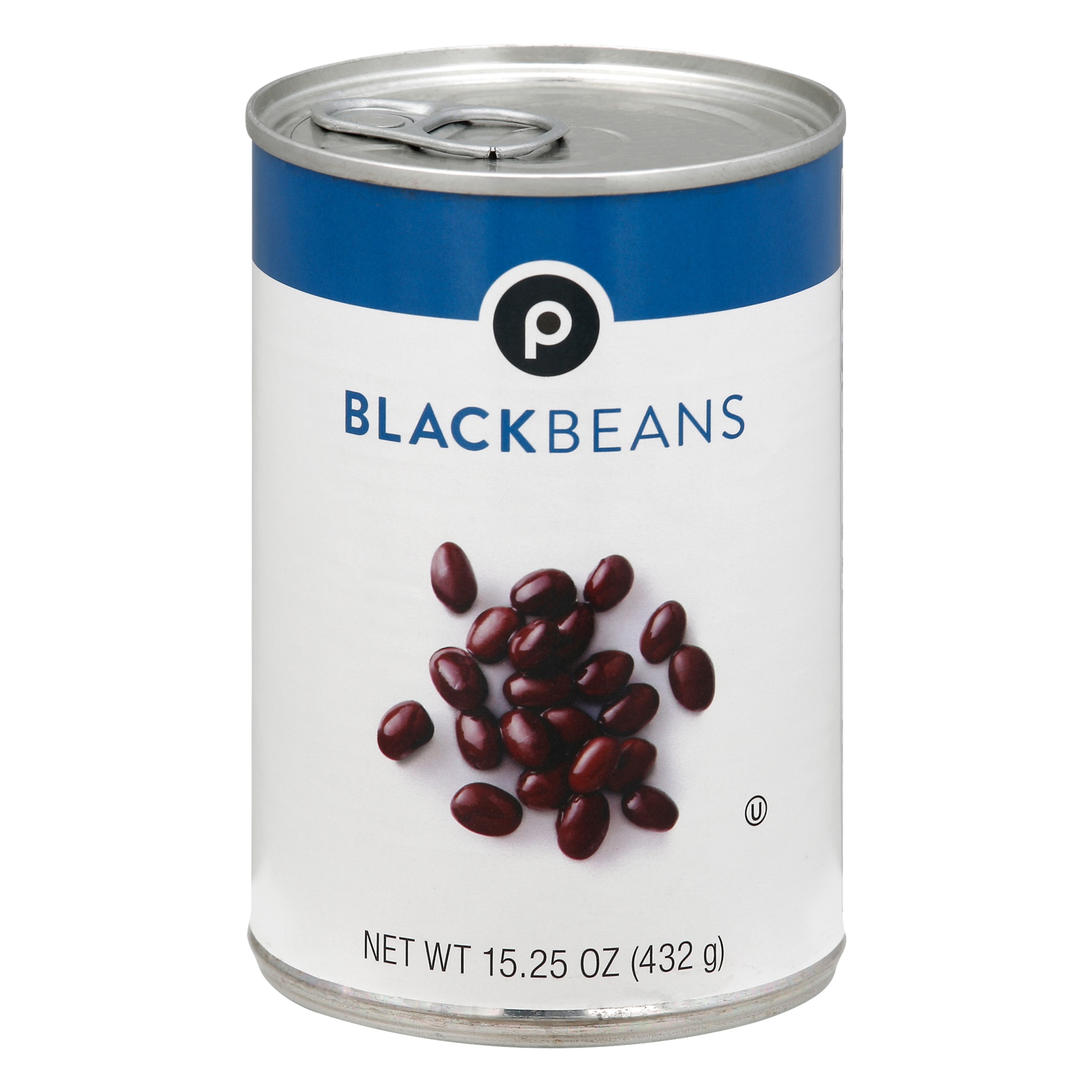 slide 1 of 1, Publix Black Beans, 15.25 oz