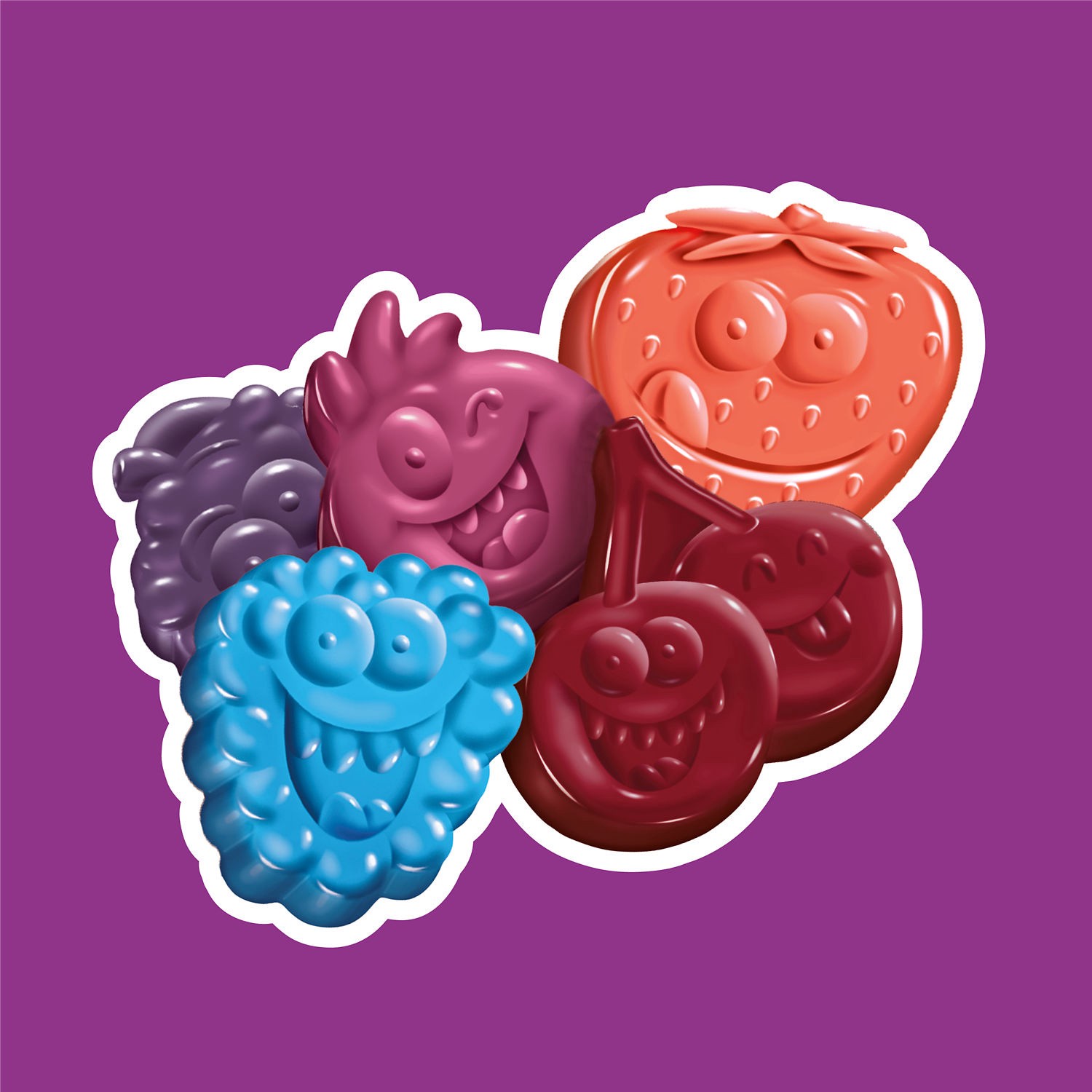 slide 3 of 9, Jolly Rancher Gummies Very Berry Flavored, Easter Candy Bag- 13 oz, 13 oz