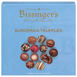 Bissinger's Assorted European Truffles 16 ea