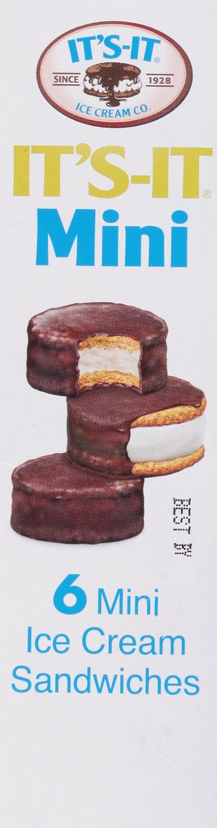 slide 2 of 9, It's-It Mini Vanilla Ice Cream Sandwiches 6 - 2.75 fl oz Sandwiches, 2.75 oz