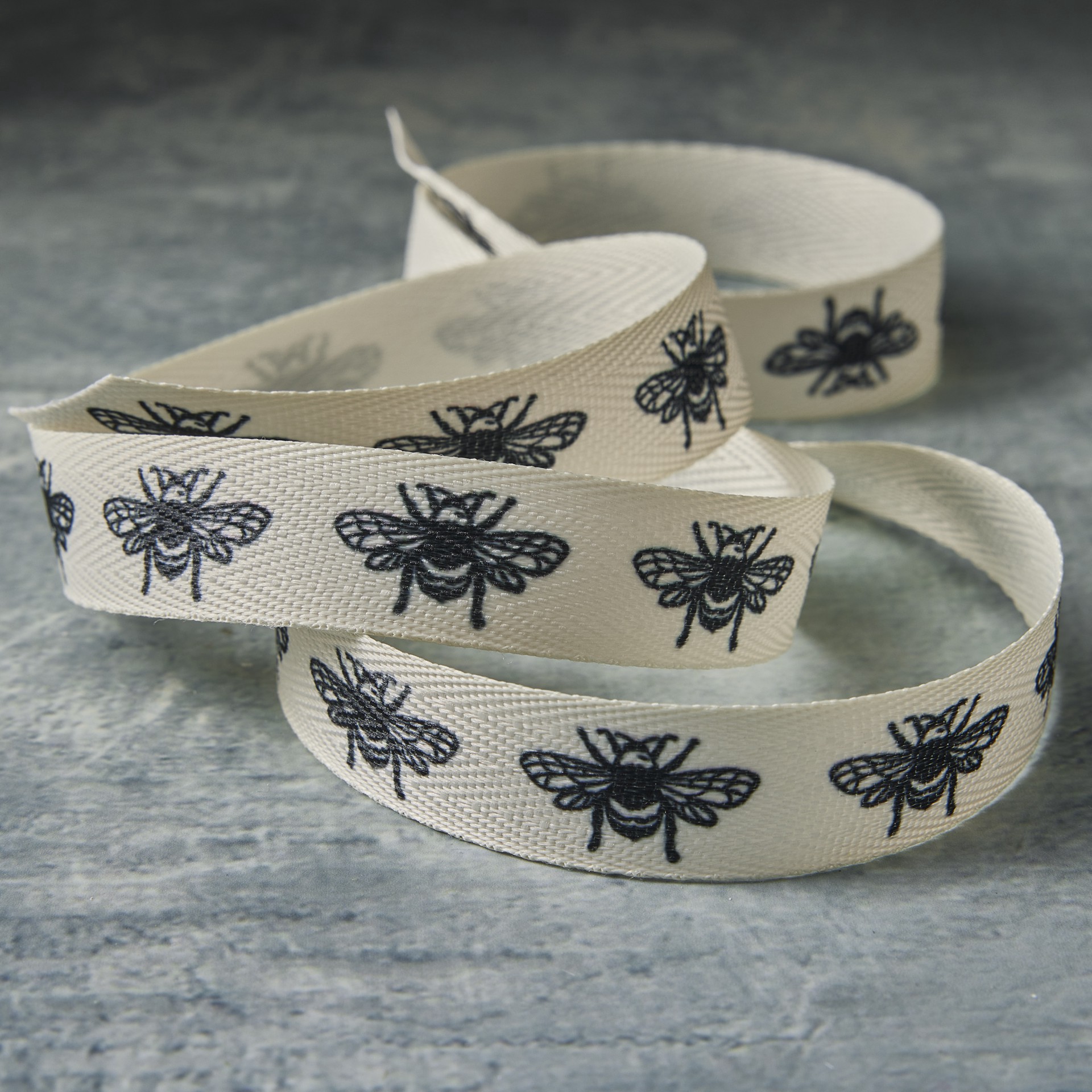 slide 2 of 2, 5/8" X 7yd. Bee Twill Ribbon By Celebrate It Classic, 5/8 in x 7 yd