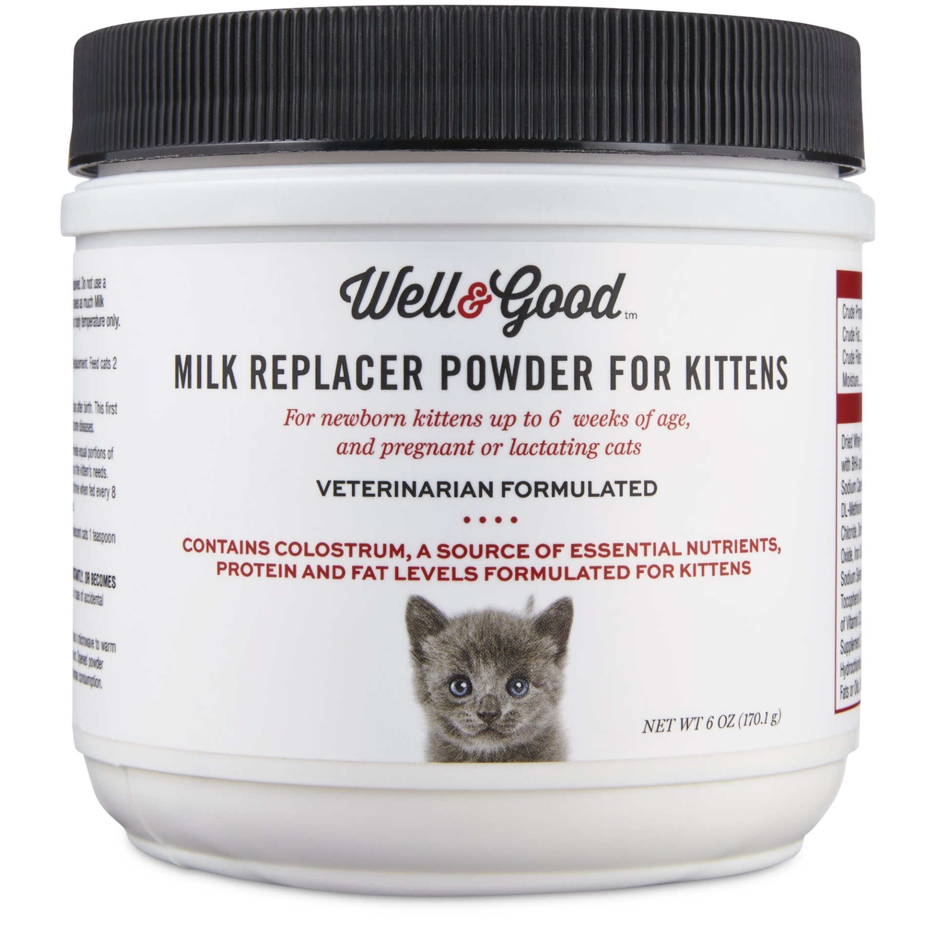 slide 1 of 1, Well & Good Milk Replacer for Kittens, 6 fl oz