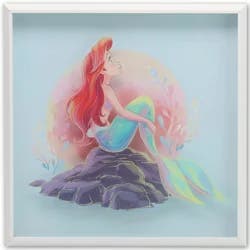 Disney Princess Ariel Glass Print Wall Decor