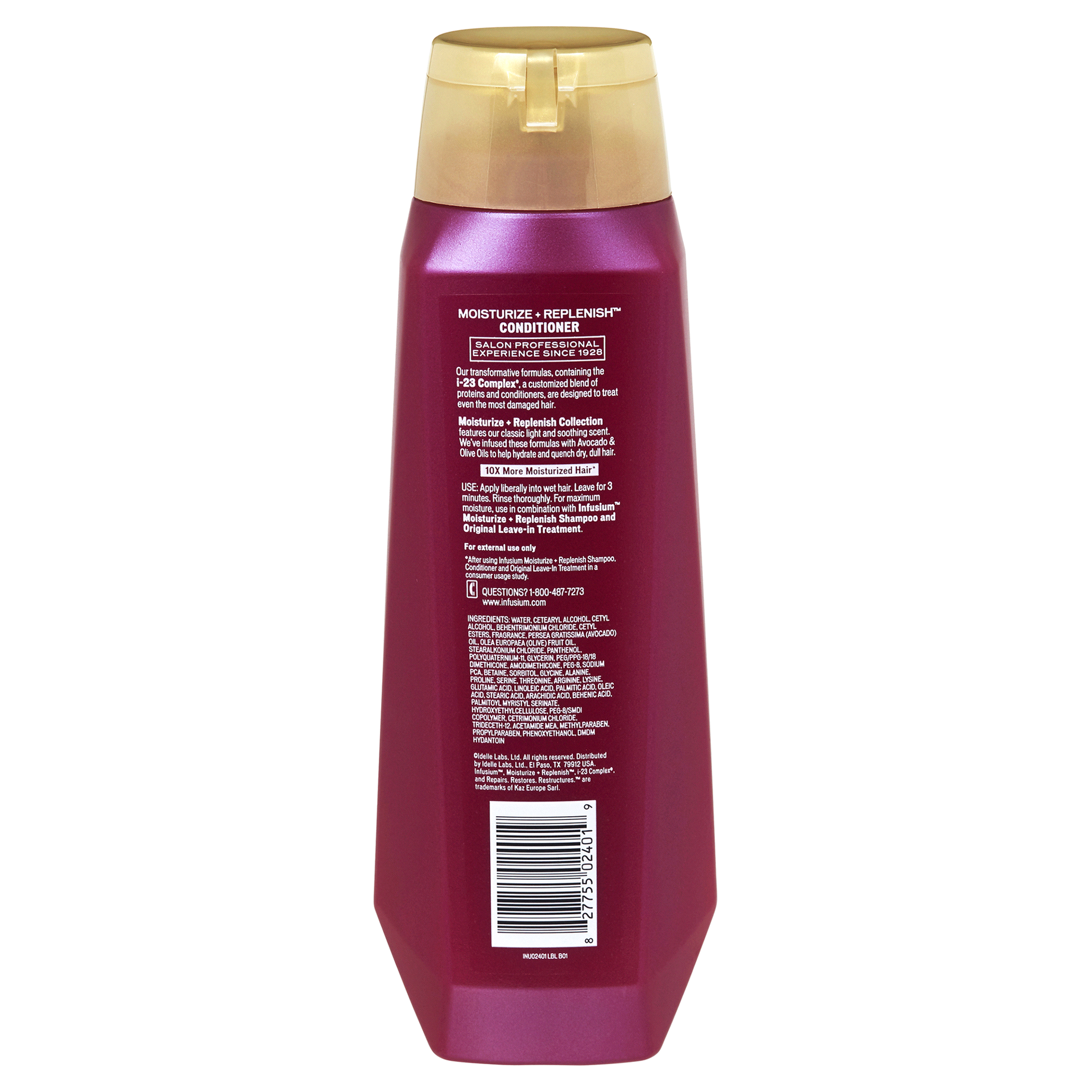 slide 3 of 5, Infusium Moisturize & Replenish Conditioner, 13.5 oz