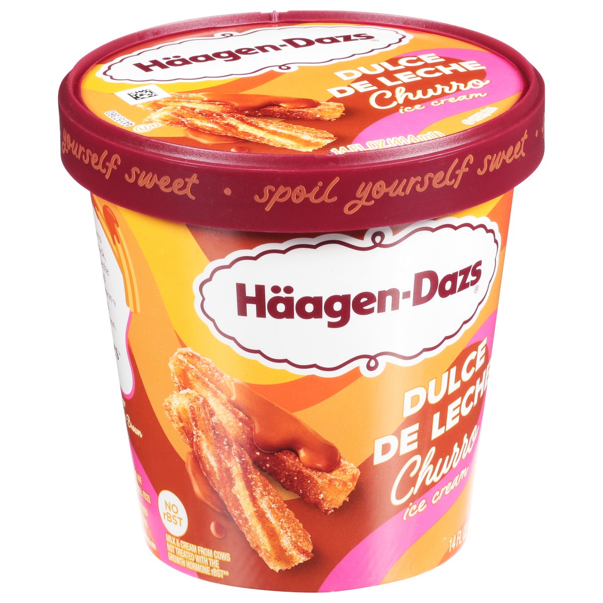 slide 3 of 9, Häagen-Dazs Haagen Dazs Dulce de Leche Churro Ice Cream, 14 fl Oz, 14 fl oz