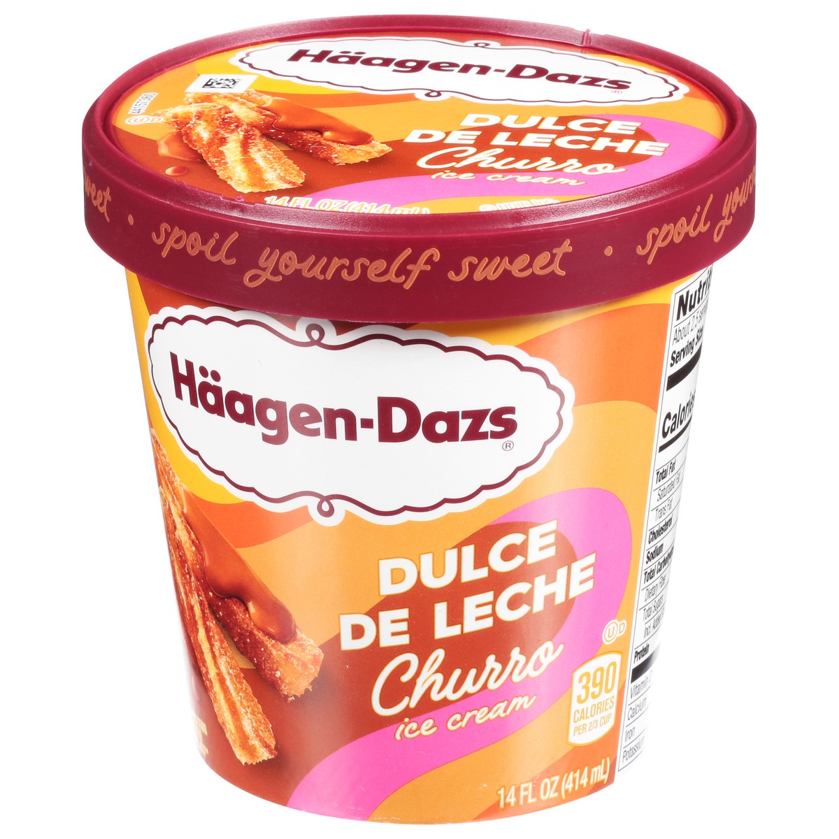 slide 6 of 9, Häagen-Dazs Haagen Dazs Dulce de Leche Churro Ice Cream, 14 fl Oz, 14 fl oz