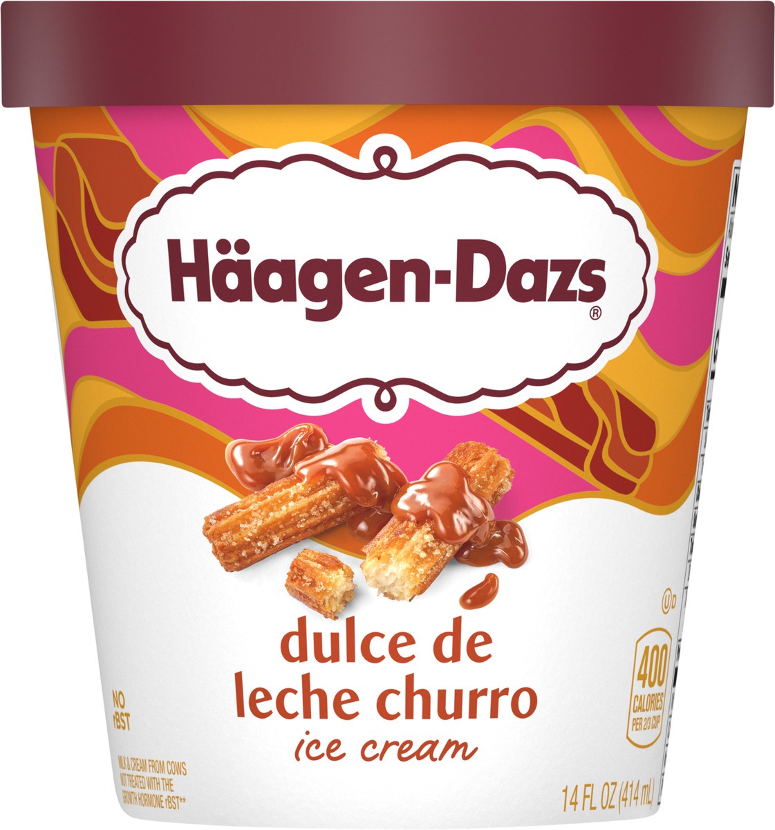 slide 1 of 9, Häagen-Dazs Haagen Dazs Dulce de Leche Churro Ice Cream, 14 fl Oz, 14 fl oz