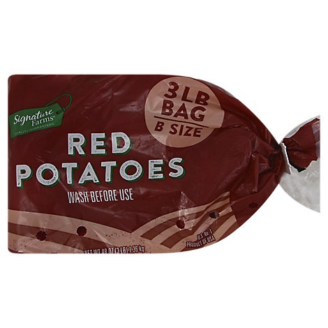 slide 1 of 1, Signature Farms Potatoes Red, 3 lb