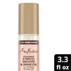 SheaMoisture Smooth + Shine Hair Oil - 3.3 fl oz