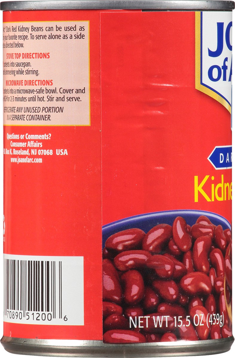 slide 11 of 12, Joan of Arc Dark Red Kidney Beans 15.5 oz. Can, 15.5 oz
