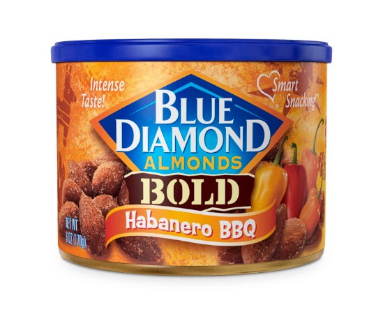 slide 1 of 17, Blue Diamond Bold Habanero Bbq, 6 oz