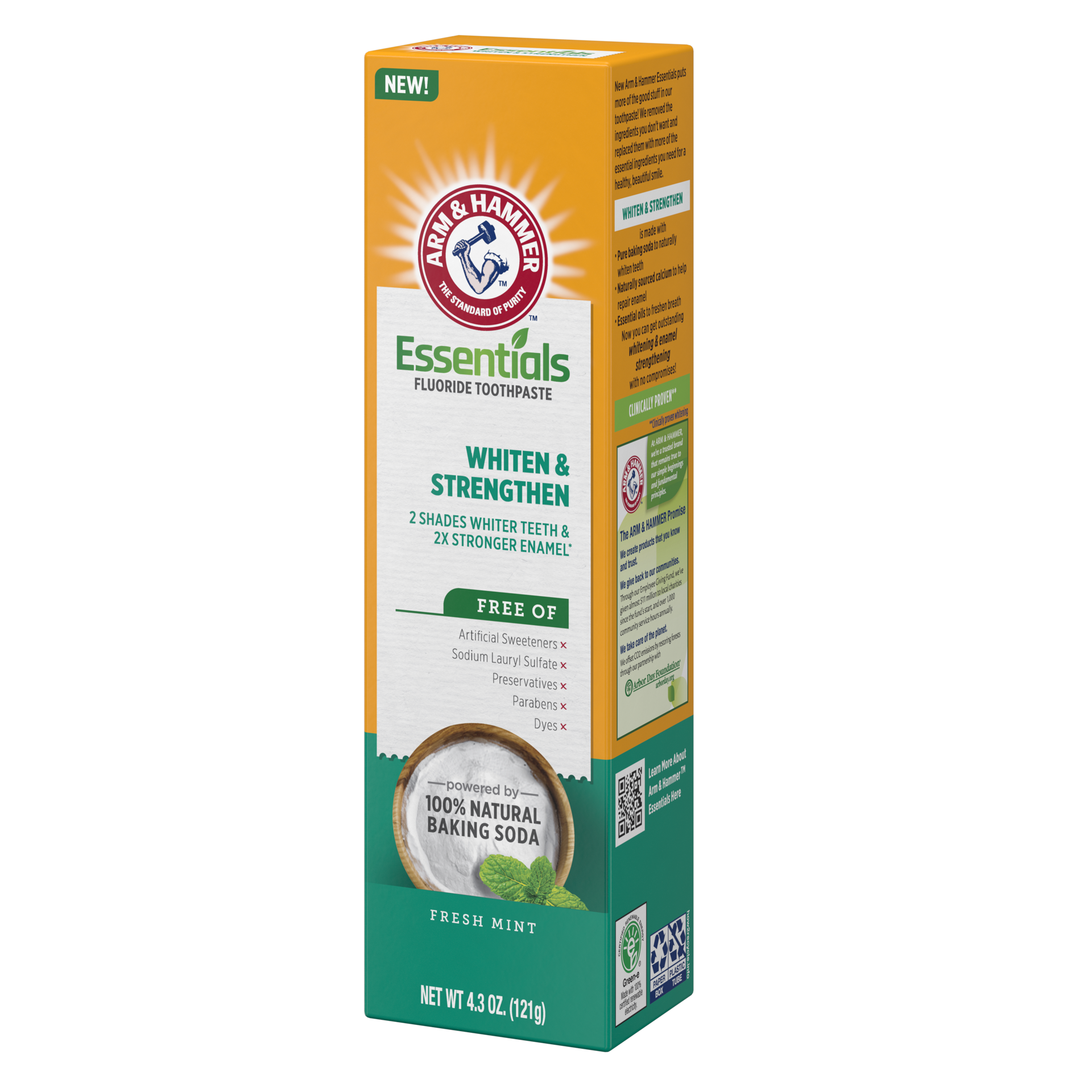 slide 3 of 4, Arm & Hammer Toothpaste Whitening, 4.3 oz