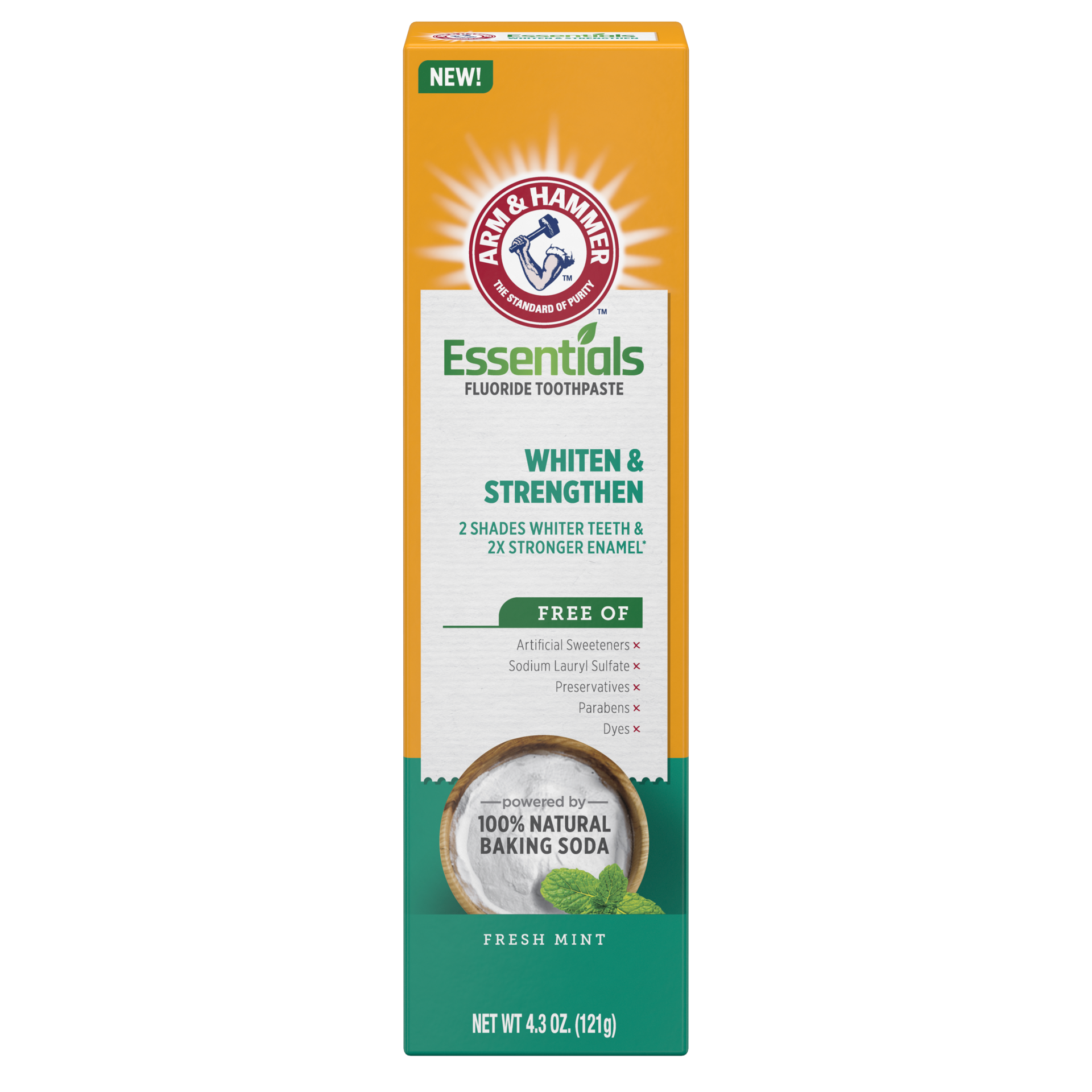 slide 1 of 4, Arm & Hammer Toothpaste Whitening, 4.3 oz