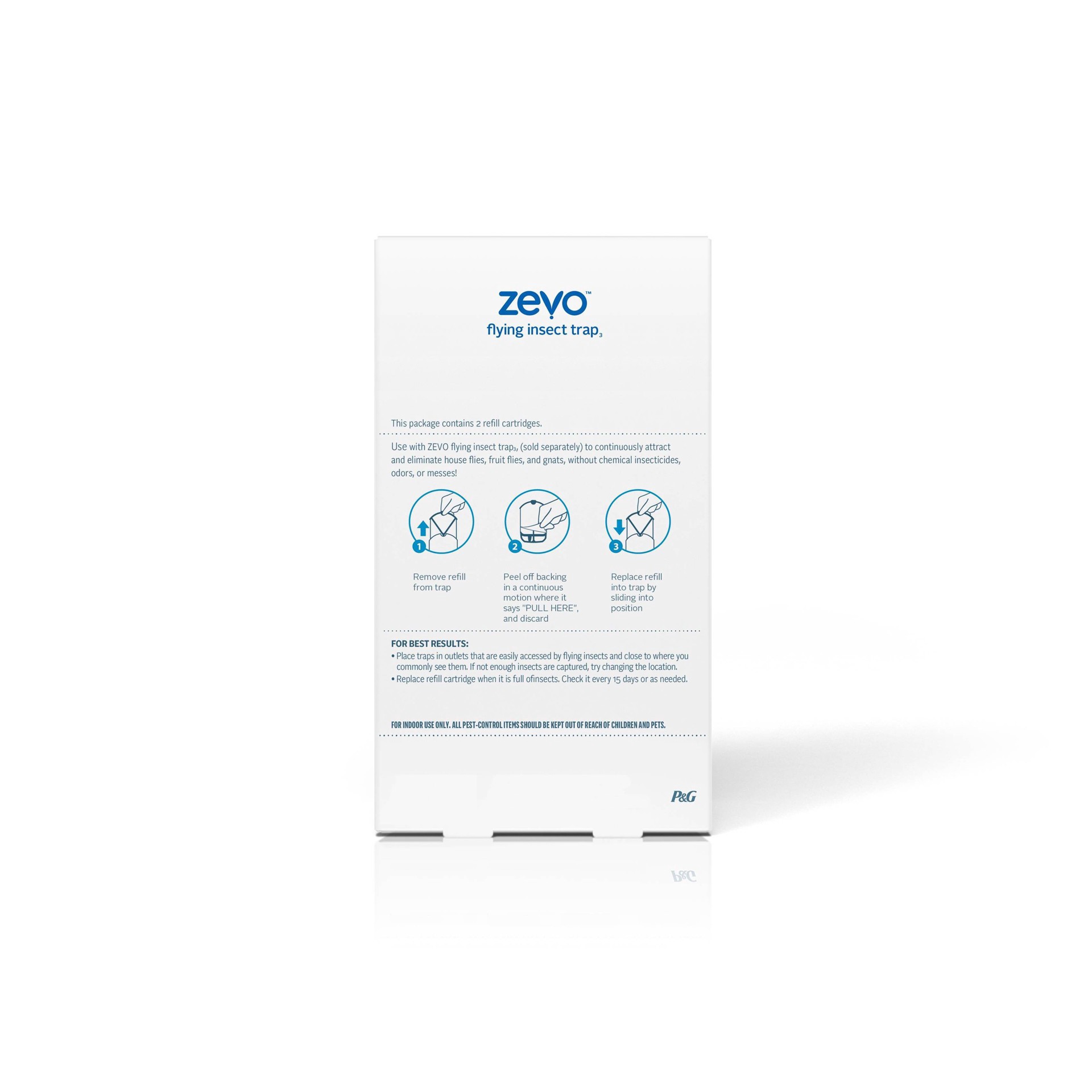 slide 7 of 7, Zevo Refills Flying Insect Trap 2 ea, 2 ct