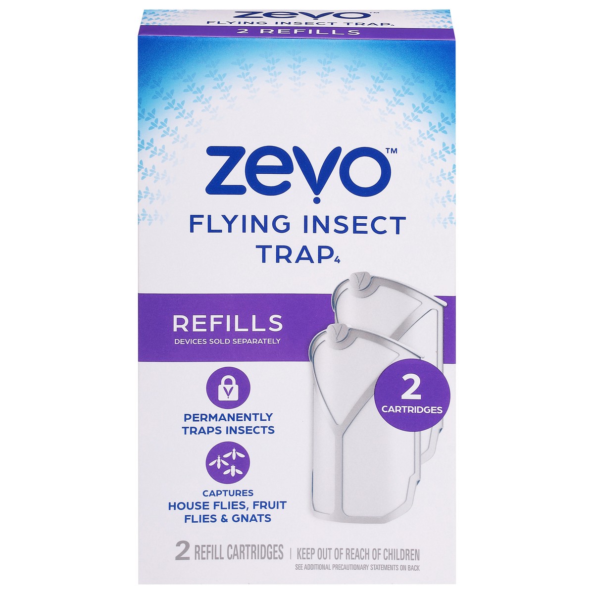 slide 1 of 7, Zevo Refills Flying Insect Trap 2 ea, 2 ct