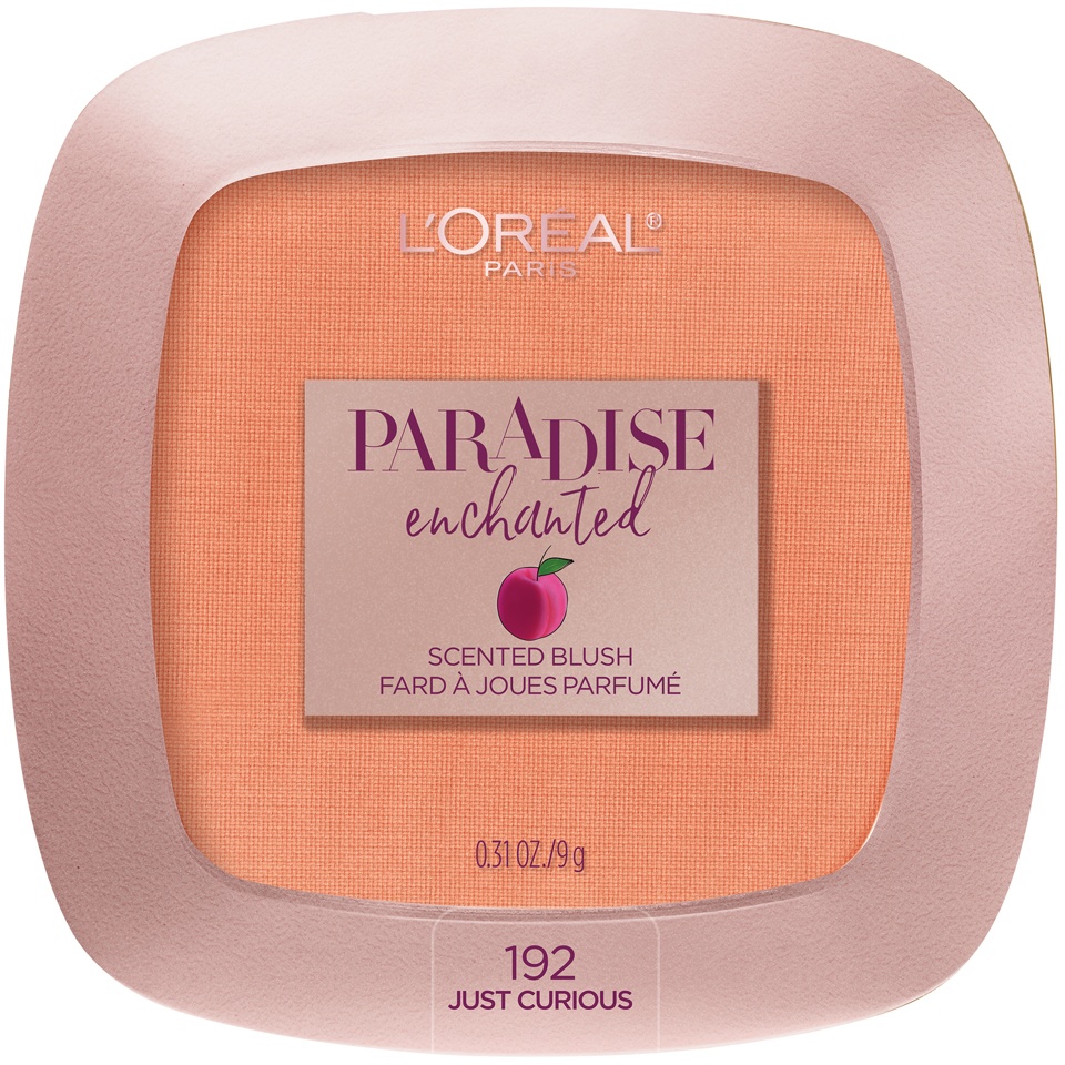 slide 1 of 1, L'Oreal Paris Paradise Enchanted Fruit-Scented Blush Makeup, Just Curious, 0.31 oz