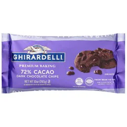 Ghirardelli 72% Cacao Dark Chocolate Premium Baking Chips