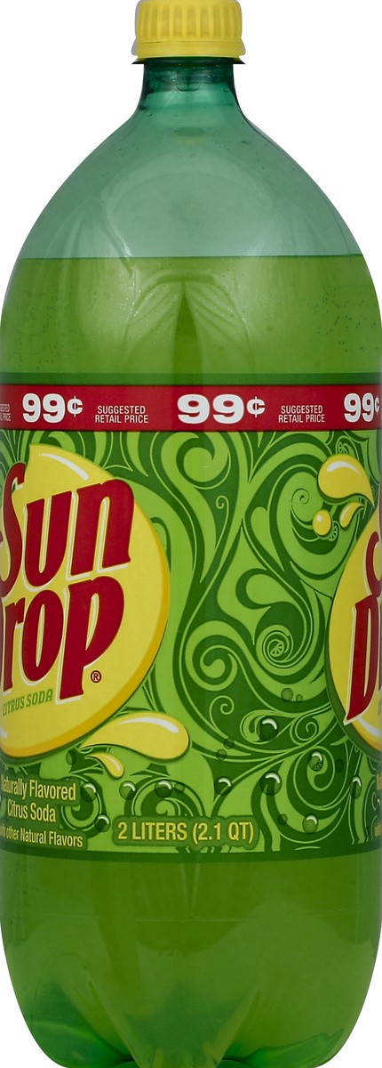 slide 2 of 4, Sun Drop Soda - 2 liter, 67.6 fl oz