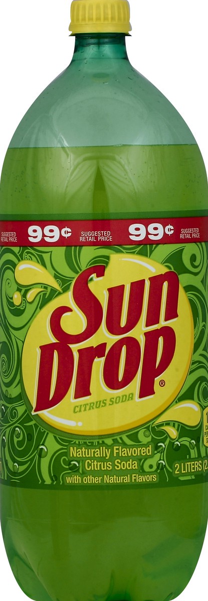 slide 1 of 4, Sun Drop Soda - 2 liter, 67.6 fl oz