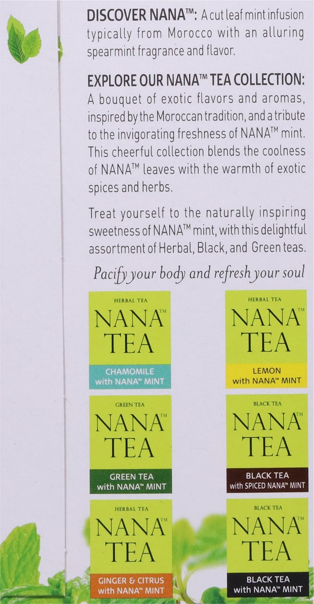 slide 5 of 9, Wissotzky Tea Caffeine Free Tea Bags Chamomile with Nana Mint Herbal Tea - 20 ct, 1.06 oz