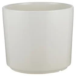 Trendspot 10.8in Cylinder Ceramic Planter, White