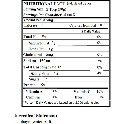 Silver Floss Shredded Sauerkraut 8 oz Shipt