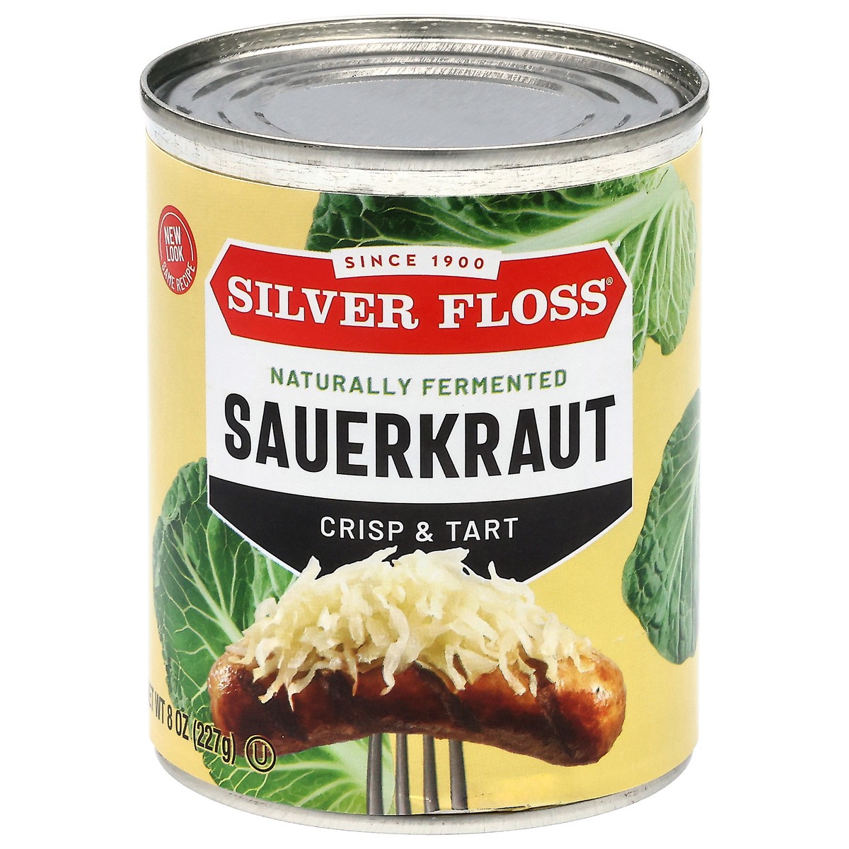 slide 1 of 9, Silver Floss Shredded Sauerkraut 8 oz, 8 oz
