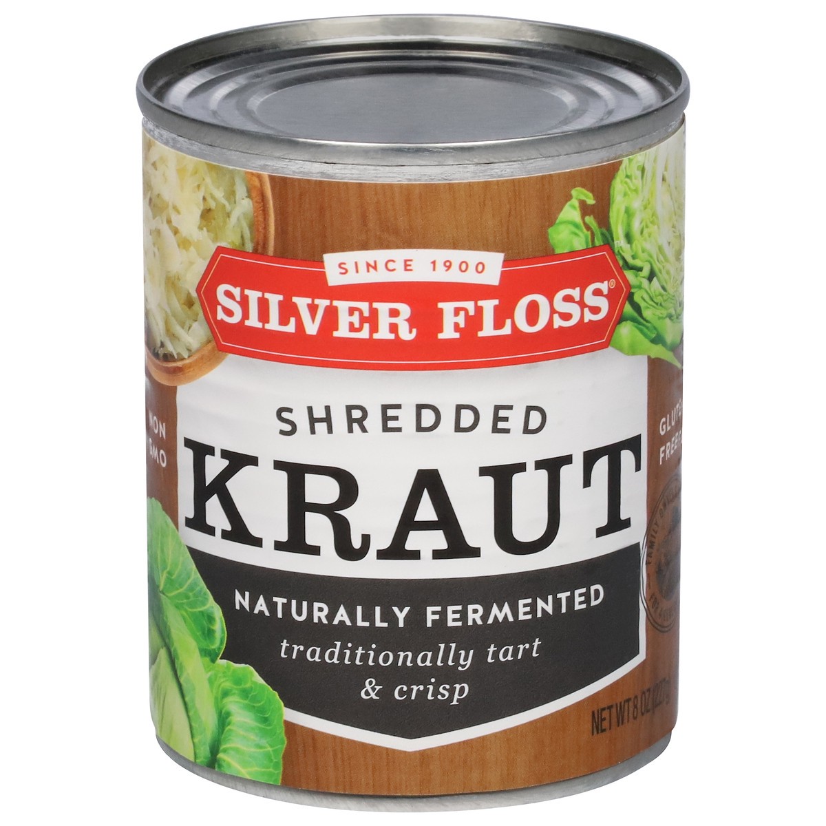 slide 1 of 9, Silver Floss Shredded Kraut 8 oz, 8 oz