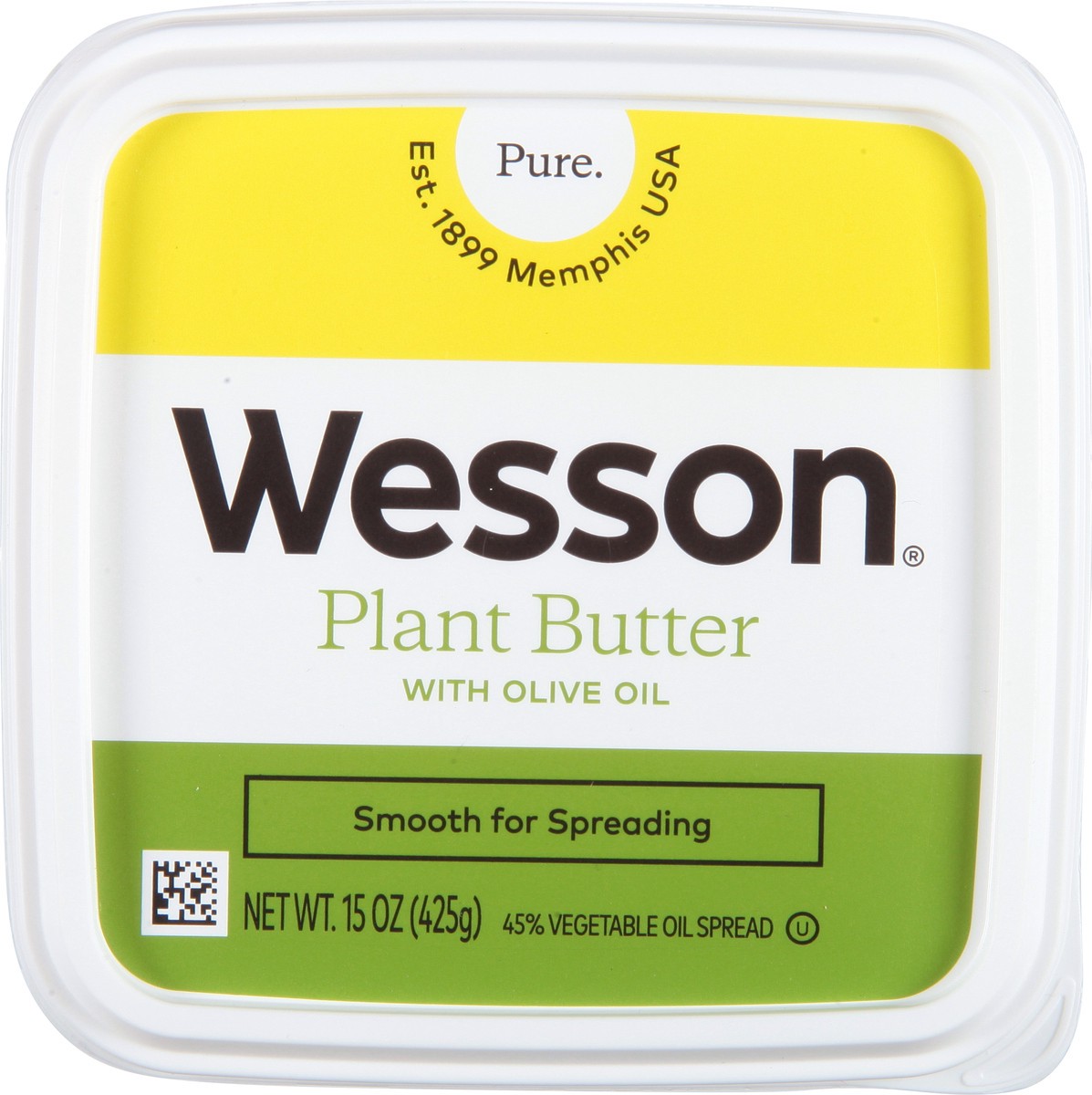 slide 4 of 13, Wesson Plant Butter with Olive Oil 15 oz, 15 oz