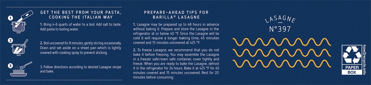 slide 14 of 14, Barilla Wavy Lasagna Noodles, 16 oz