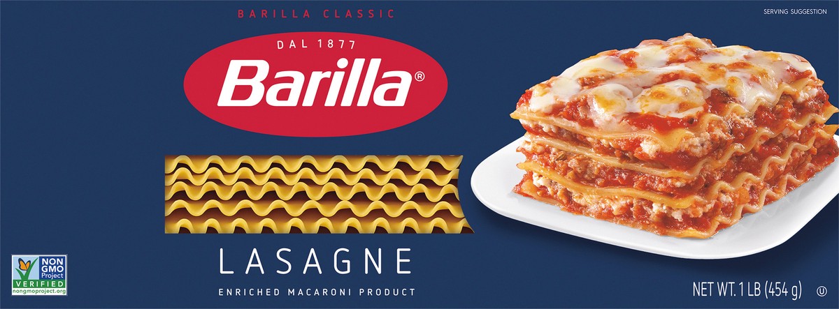 slide 7 of 14, Barilla Wavy Lasagna Noodles, 16 oz