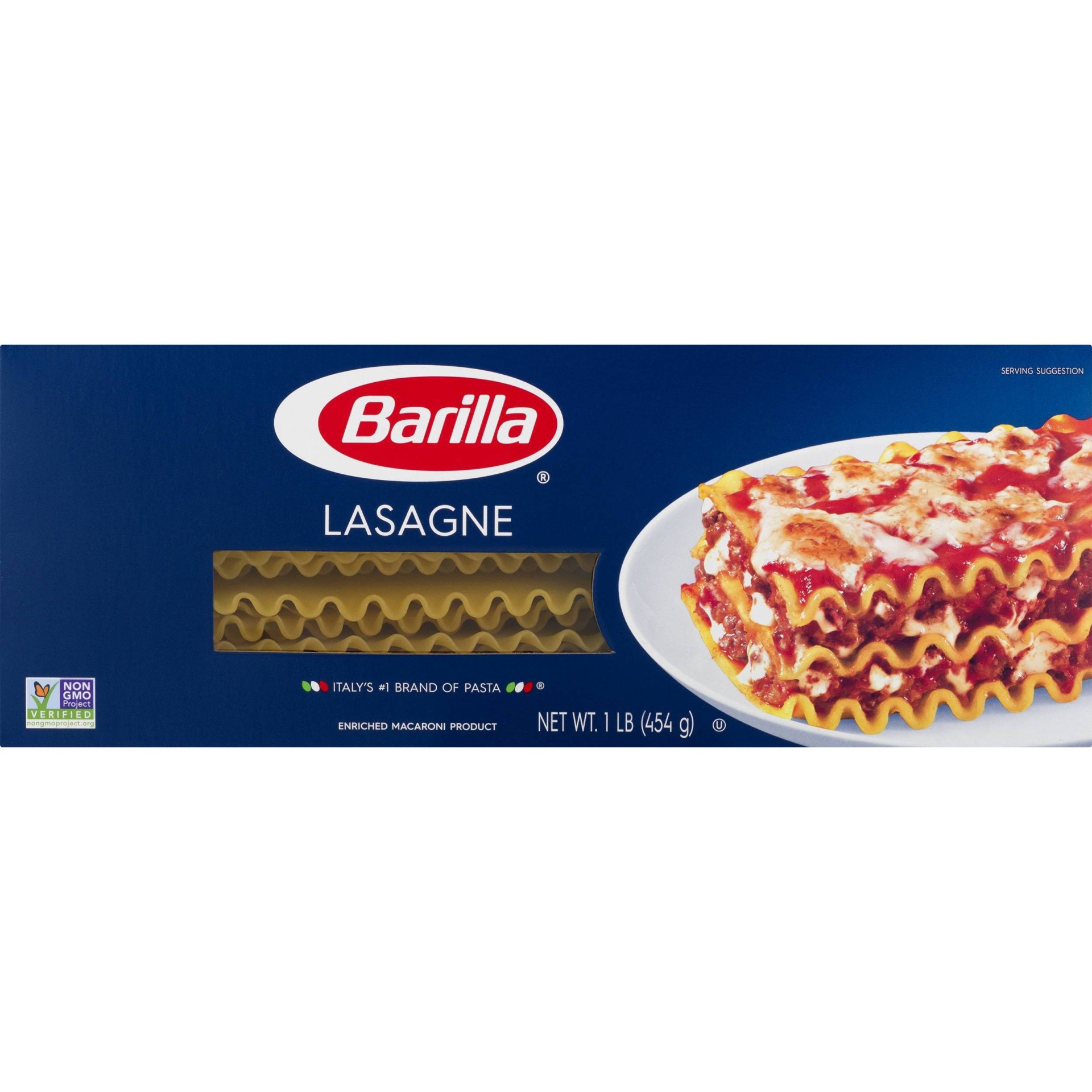 slide 1 of 6, Barilla Wavy Lasagna Noodles, 16 oz