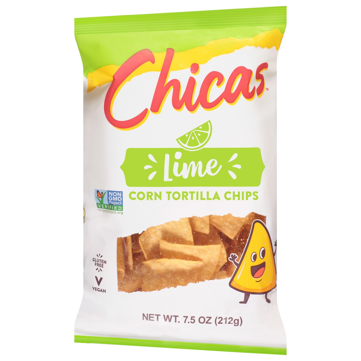 slide 9 of 9, Chicas Lime Corn Tortilla Chips, 7.5 oz