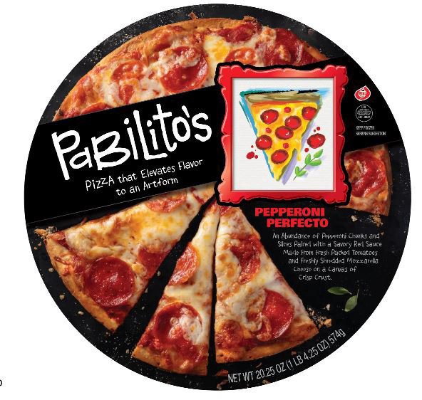 slide 1 of 1, Pabilito's Pepperoni Pizza, 12 in