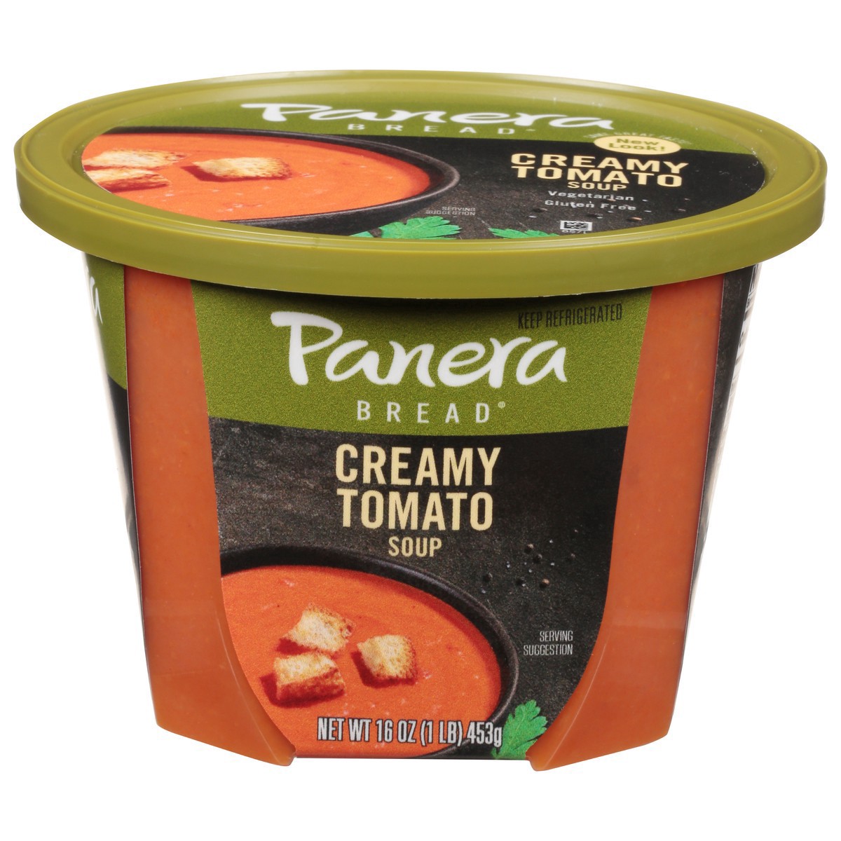 slide 13 of 25, Panera Bread Creamy Tomato Soup, 16 OZ Soup Cup (Gluten Free), 16 oz